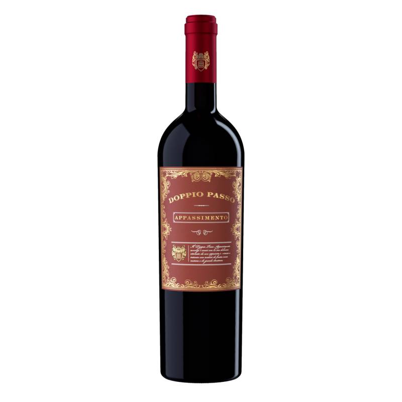 Doppio Passo Appassimento Primitivo 0,75L - Etikett verschmutzt/beschädigt