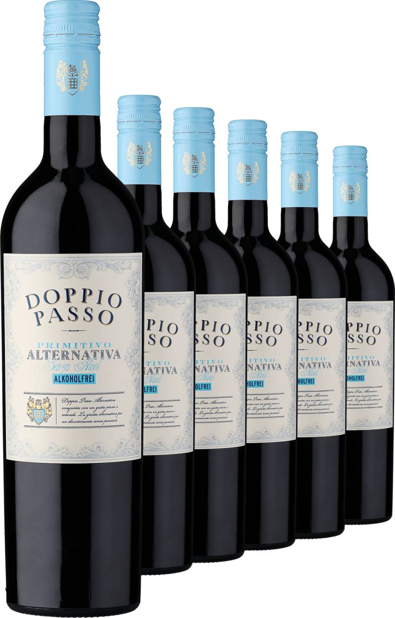 Doppio Passo Rosso »Alternativa« Alkoholfrei im 6er-Vorratspaket