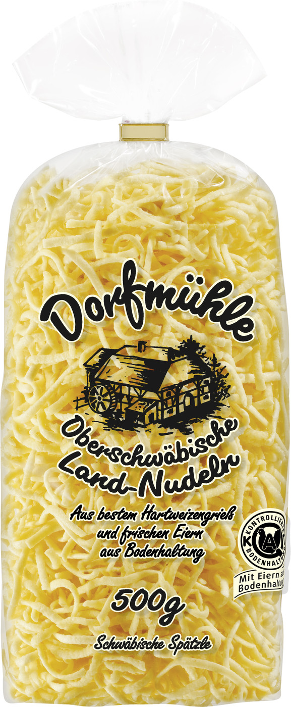 Dorfmühle Oberschwäbische Land-Nudeln Schwäbische Spätzle 500G