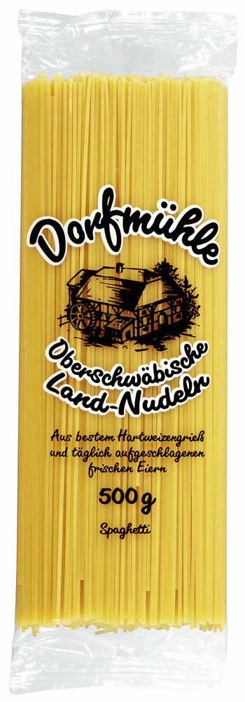 Dorfmühle Oberschwäbische Land-Nudeln Spaghetti 500G