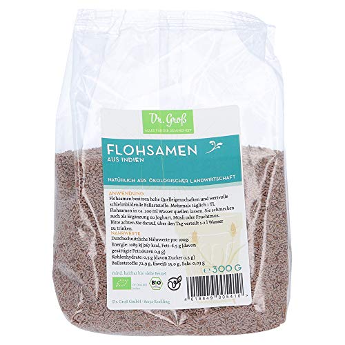 Dr. Groß Flohsamen bio (1 x 300 gr) Dr. Groß Flohsamen bio (1 x 300 gr) von Dr. Groß