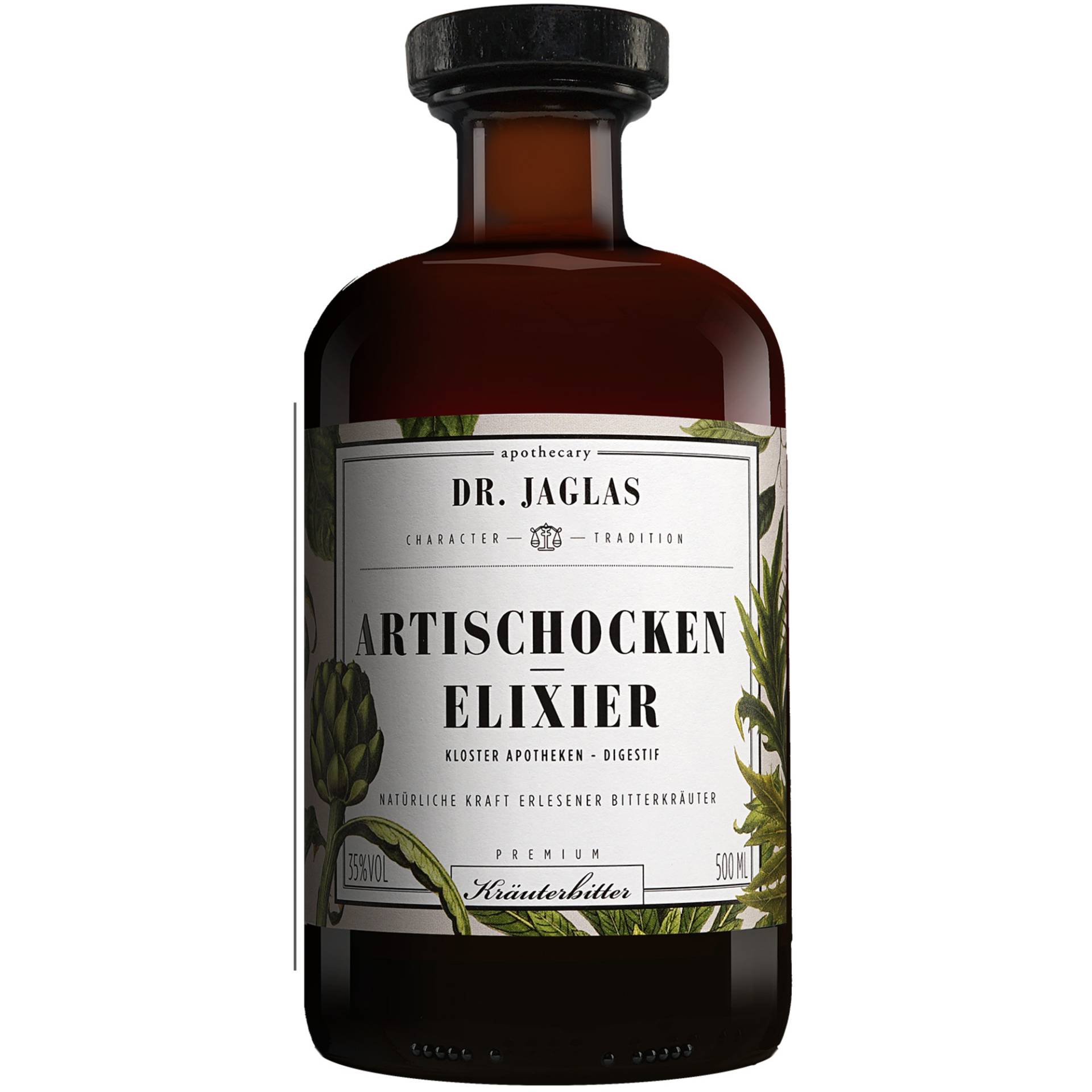 Dr. Jaglas Artischocken-Elixier - 0,5 L. 0.5L 35% Vol. aus Deutschland Dr. Jaglas Artischocken-Elixier - 0,5 L. 0.5L 35% Vol. aus Deutschland