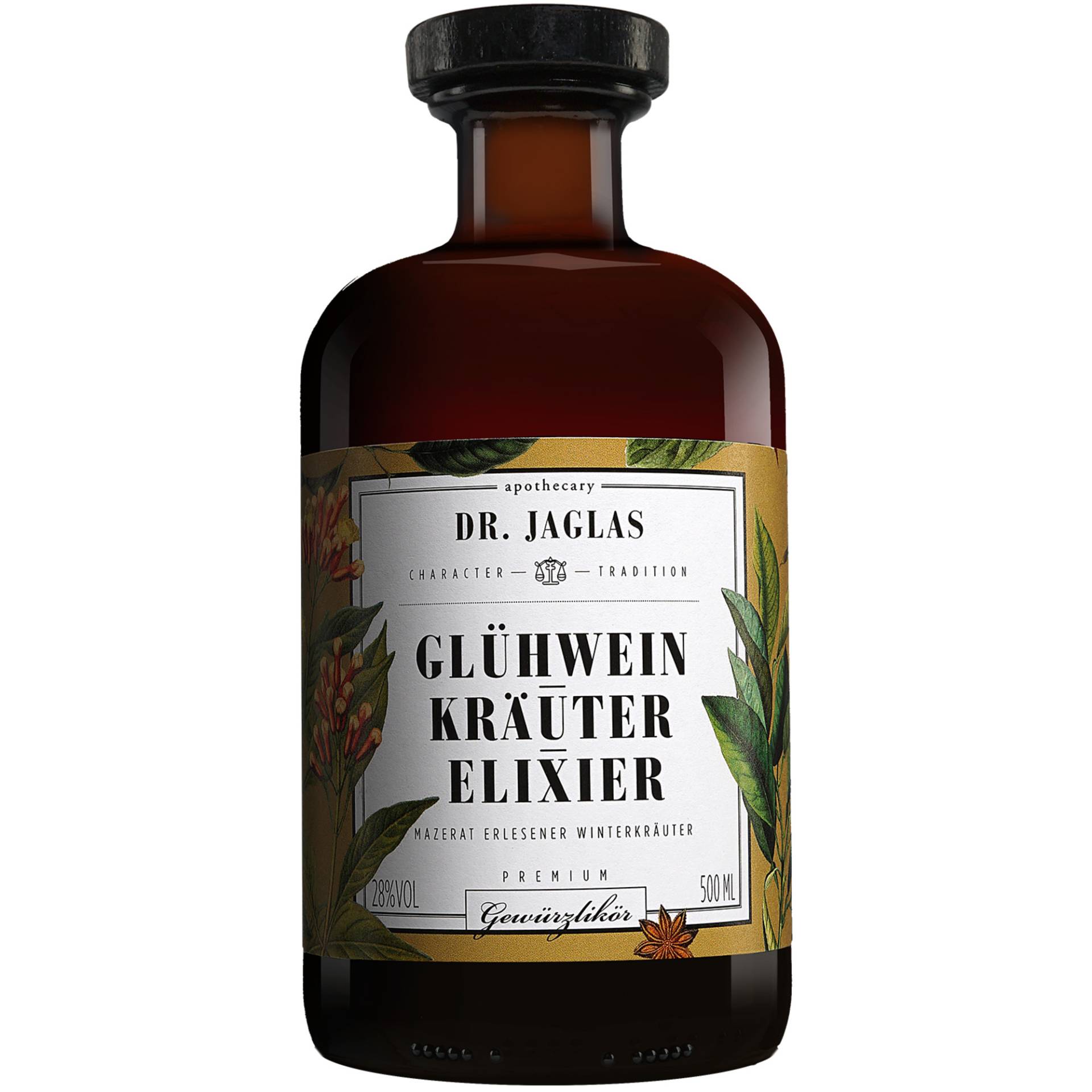 Dr. Jaglas Glühwein-Kräuter-Elixier 0.5L 28% Vol. aus Deutschland Dr. Jaglas Glühwein-Kräuter-Elixier 0.5L 28% Vol. aus Deutschland