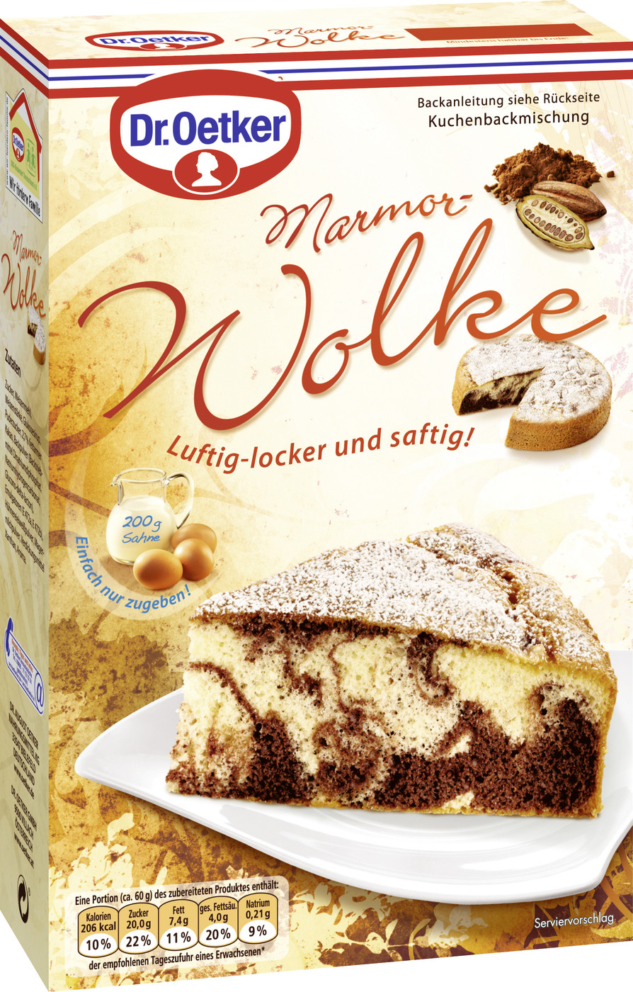 Dr.Oetker Backmischung Marmor-Wolke 455G