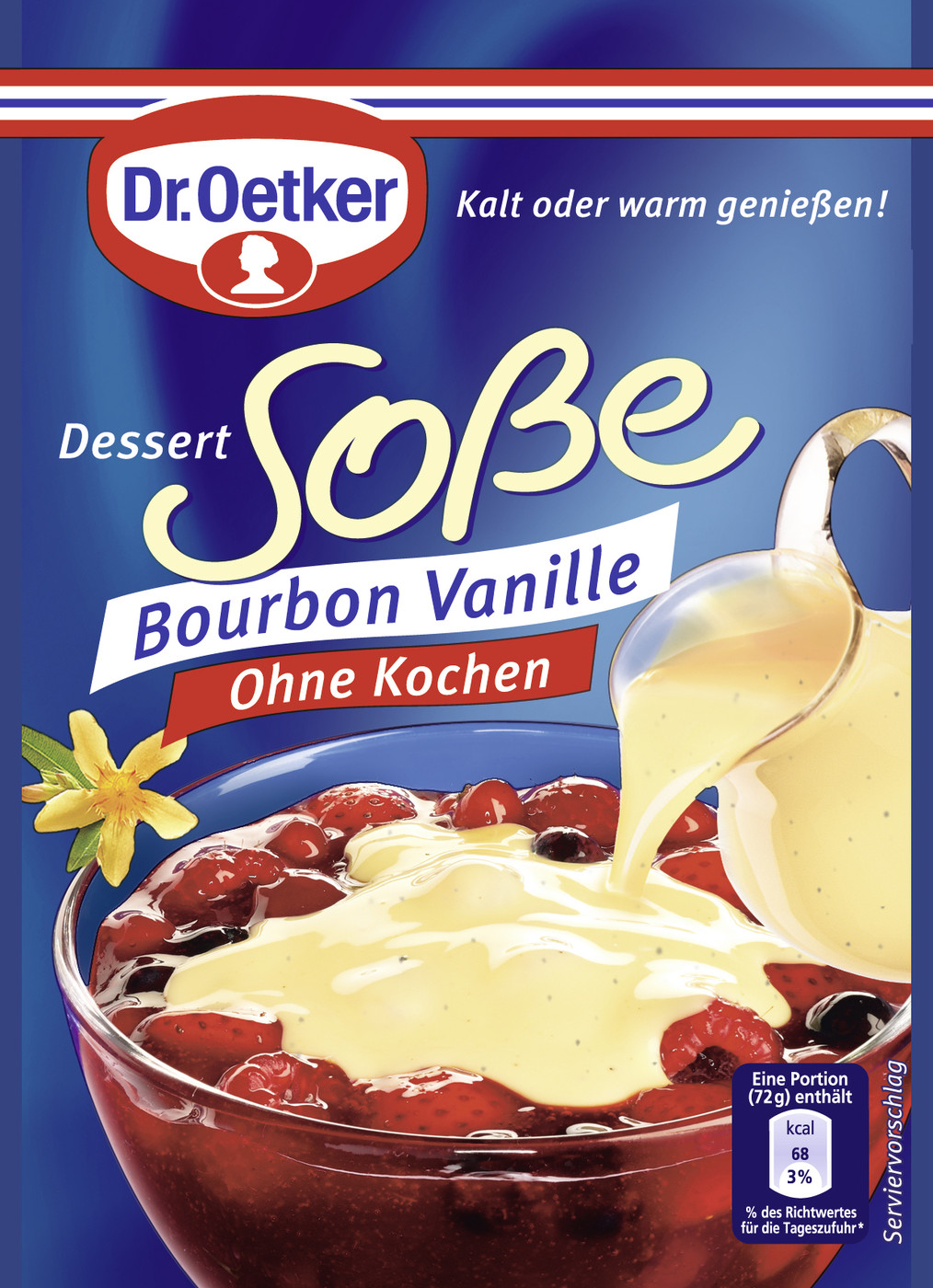 Dr.Oetker Dessert Soße Bourbon Vanille ohne Kochen 39G Dr.Oetker Dessert Soße Bourbon Vanille ohne Kochen 39G
