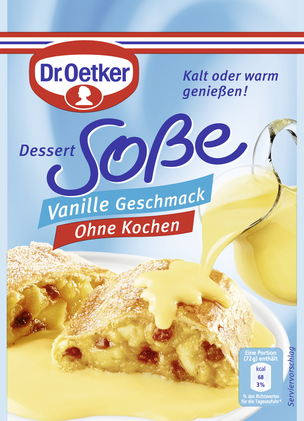 Dr.Oetker Dessert Soße Vanille ohne Kochen 39G