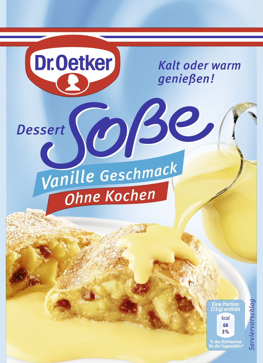 Dr.Oetker Dessert Soße Vanille ohne Kochen 39G Dr.Oetker Dessert Soße Vanille ohne Kochen 39G