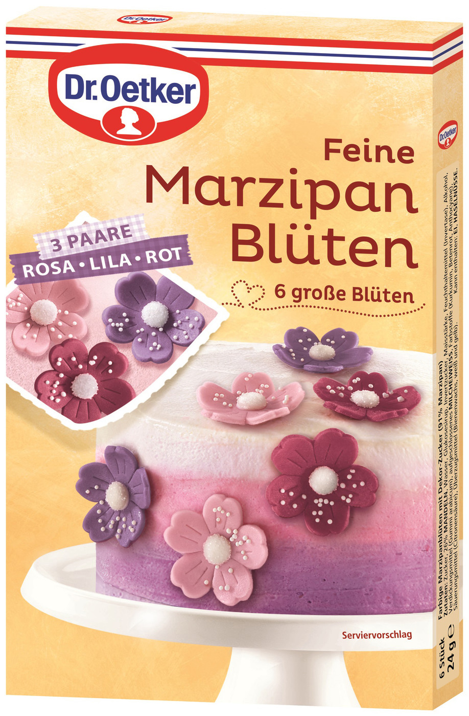 Dr.Oetker Feine Marzipanblüten 24G