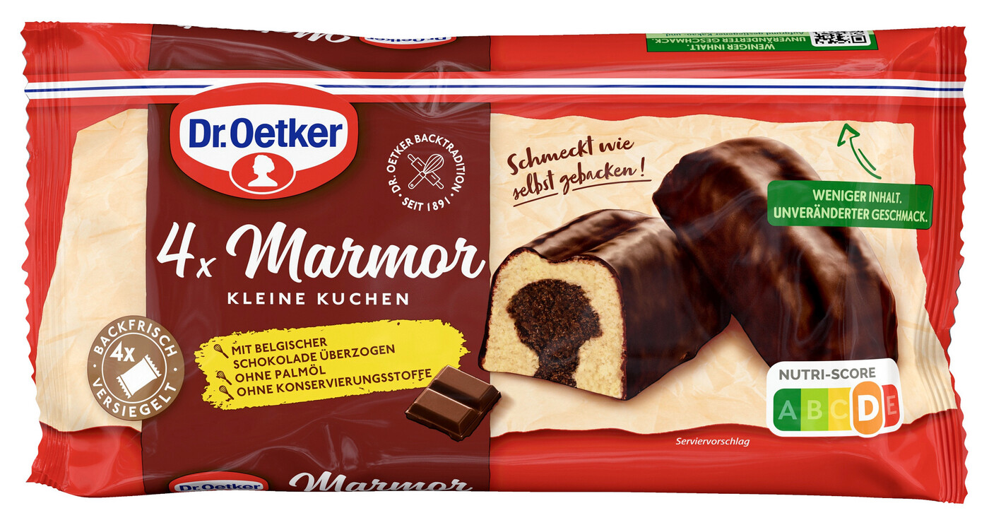 Dr.Oetker Fertige kleine Marmorkuchen 4ST 140G Dr.Oetker Fertige kleine Marmorkuchen 4ST 140G