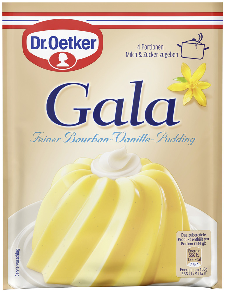 Dr.Oetker Gala Puddingpulver Bourbon-Vanille 3ST 111G