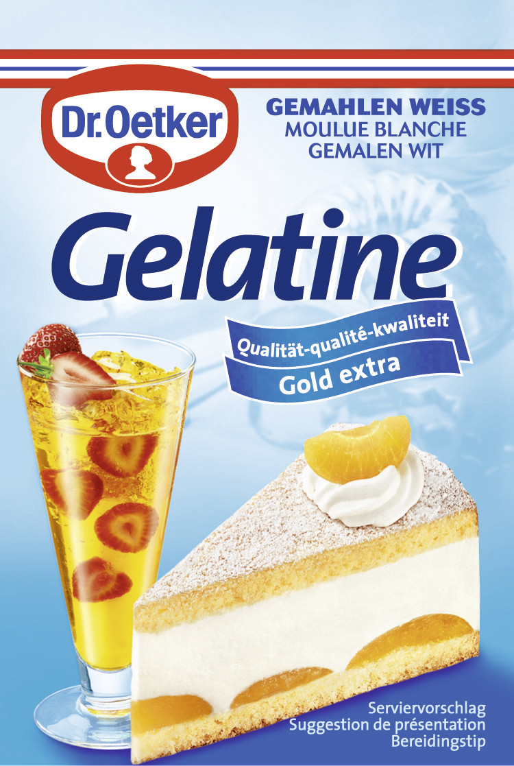 Dr.Oetker Gelatine gemahlen weiss Gold extra 3ST 27G