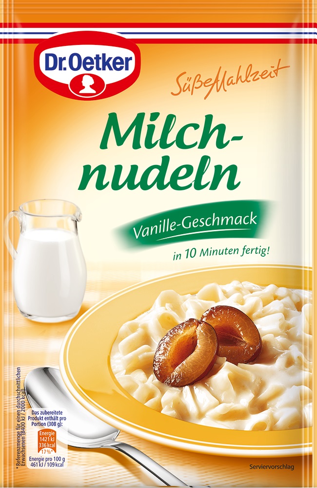 Dr.Oetker Milchnudeln Vanille-Geschmack 116G