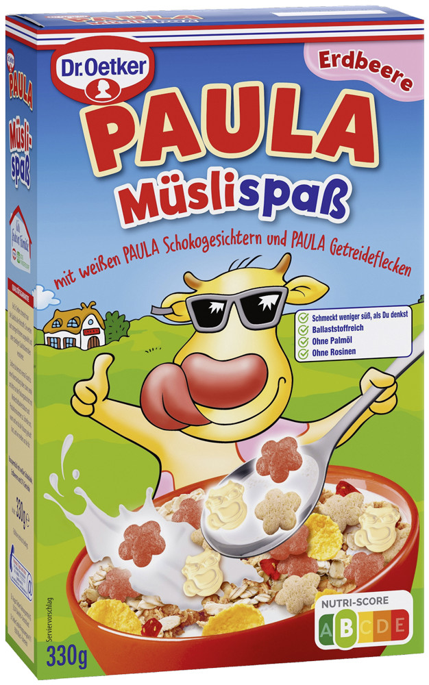 Dr.Oetker Paula Müslispaß Erdbeere 330G Dr.Oetker Paula Müslispaß Erdbeere 330G