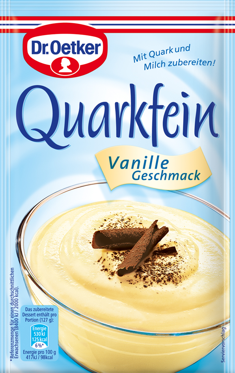 Dr.Oetker Quarkfein Vanille Geschmack 57G