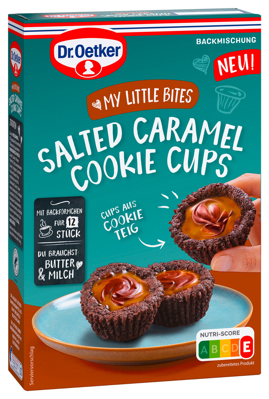 Dr.Oetker Salted Caramel Cookie Cups 240G Dr.Oetker Salted Caramel Cookie Cups 240G