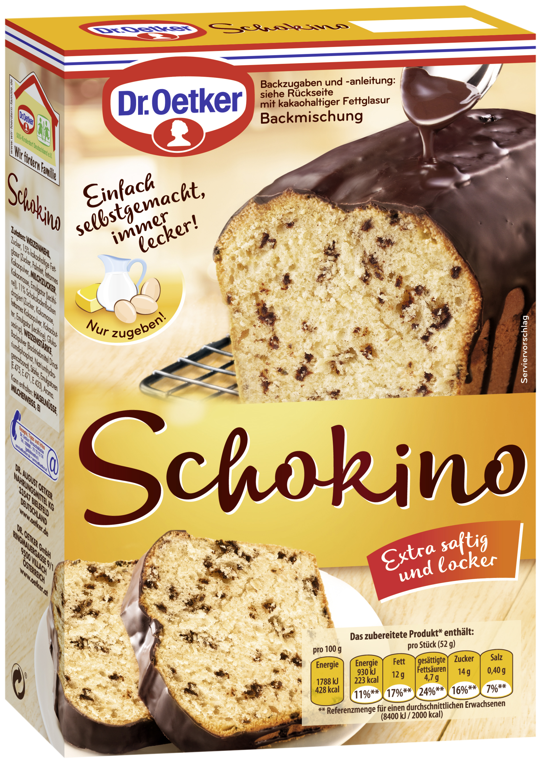 Dr.Oetker Schokino-Kuchen 495G Dr.Oetker Schokino-Kuchen 495G