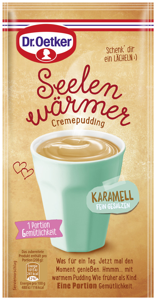 Dr.Oetker Seelenwärmer Tassen-Cremepudding Karamell 58G