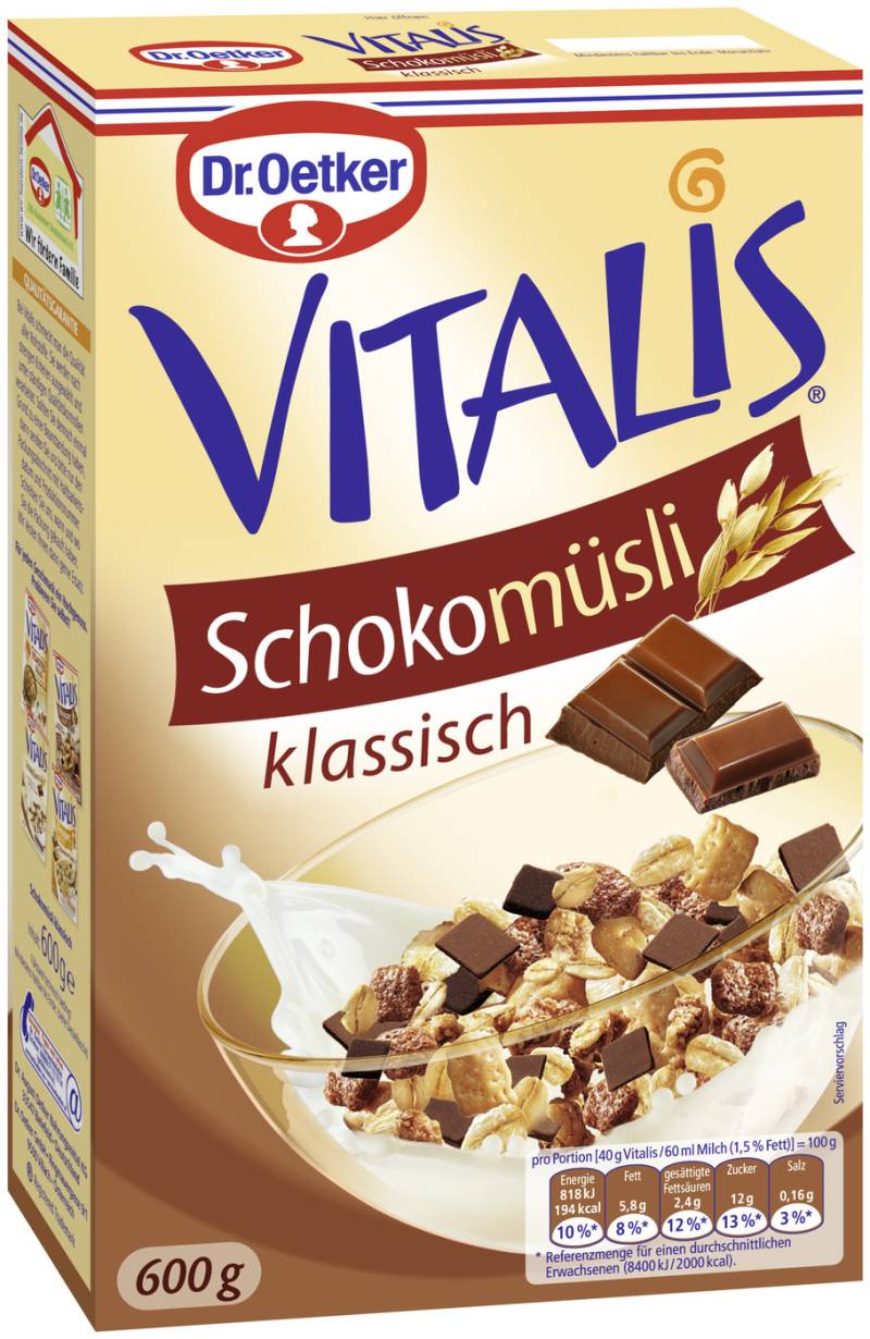 Dr.Oetker Vitalis Schoko Müsli klassisch 600G