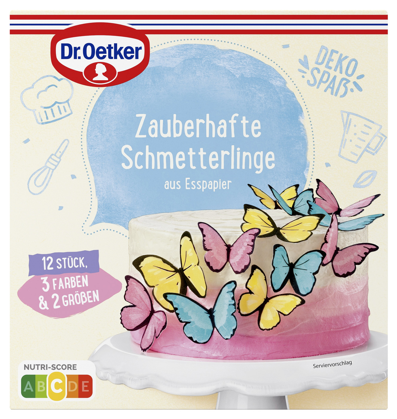 Dr.Oetker Zauberhafte Schmetterlinge 12ST Dr.Oetker Zauberhafte Schmetterlinge 12ST