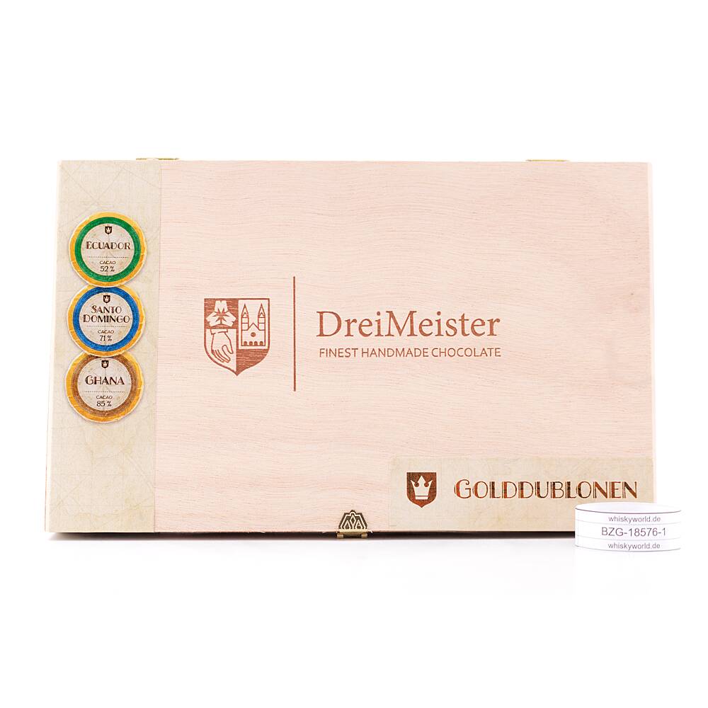Drei Meister Golddublonen Edelbitterschokolade 360 g Drei Meister Golddublonen Edelbitterschokolade 360 g