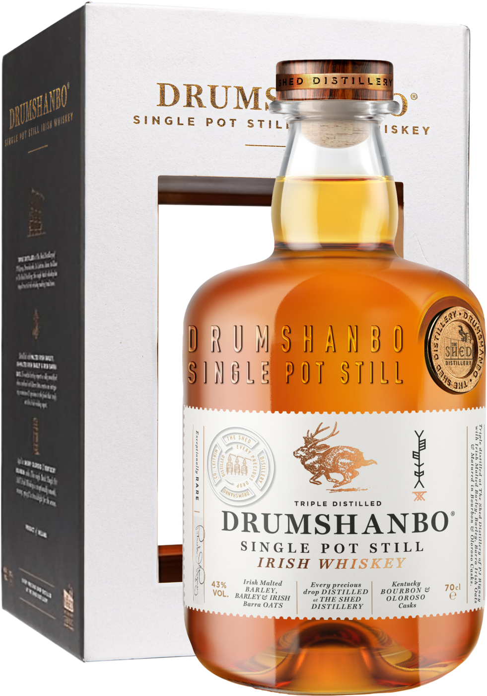Drumshanbo Single Pot Still Irish Whiskey - 0,7l