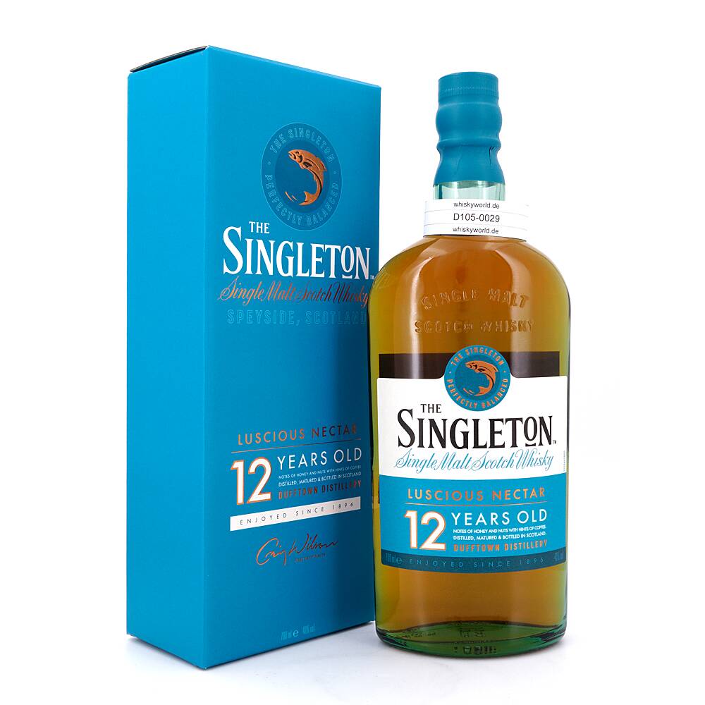 Dufftown 12 Jahre The Singleton of Dufftown 0,70 L/ 40.0% vol Dufftown 12 Jahre The Singleton of Dufftown 0,70 L/ 40.0% vol