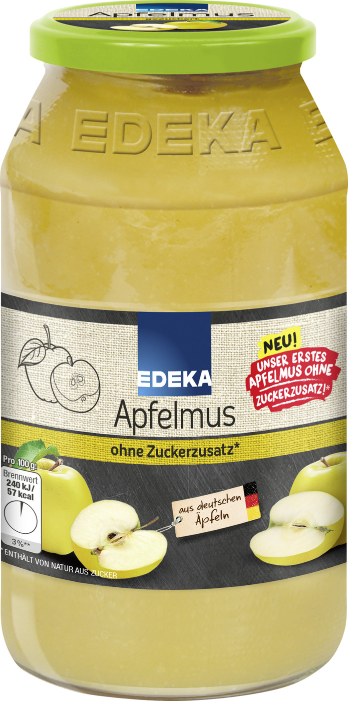 EDEKA Apfelmus ohne Zuckerzusatz 710G