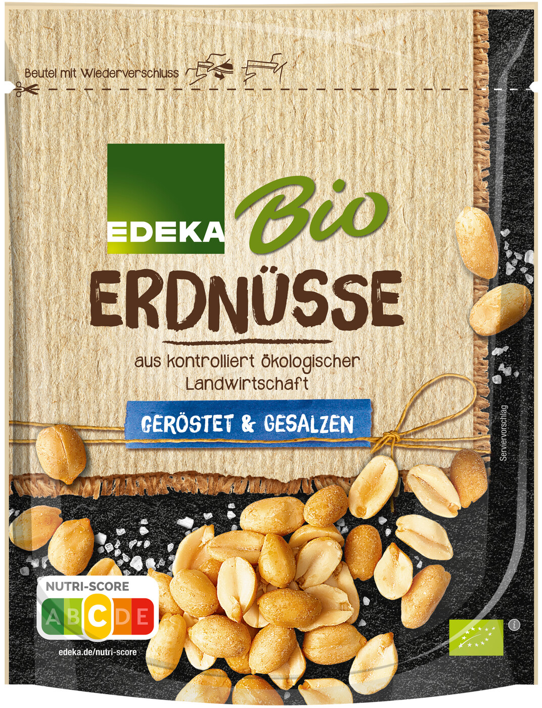 EDEKA Bio Erdnüsse geröstet & gesalzen 150G EDEKA Bio Erdnüsse geröstet & gesalzen 150G