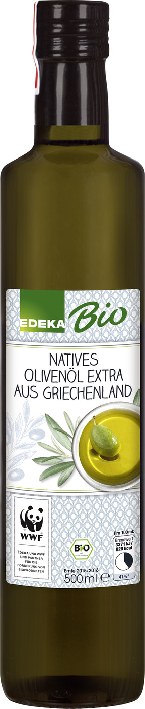 EDEKA Bio Natives Olivenöl Extra aus Griechenland 500ML EDEKA Bio Natives Olivenöl Extra aus Griechenland 500ML