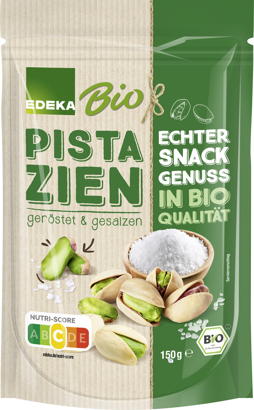EDEKA Bio Pistazien geröstet & gesalzen 150G EDEKA Bio Pistazien geröstet & gesalzen 150G