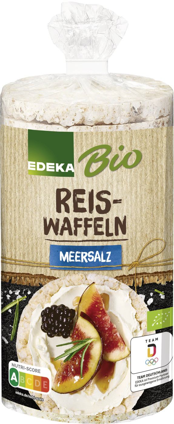EDEKA Bio Reiswaffeln mit Meersalz 100G