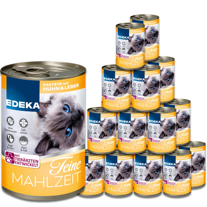EDEKA Feine Mahlzeit Huhn & Leber 20x400g EDEKA Feine Mahlzeit Huhn & Leber 20x400g