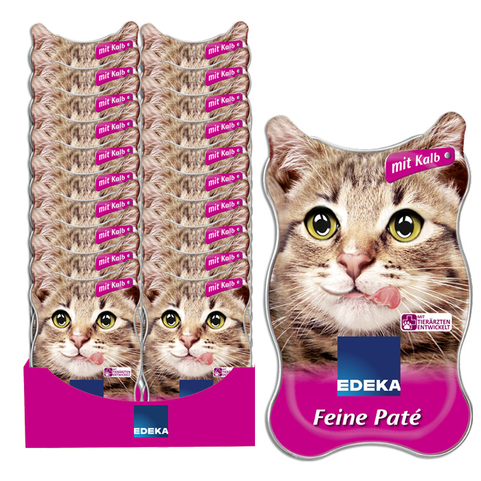 EDEKA Feine Paté mit Kalb 18x85G EDEKA Feine Paté mit Kalb 18x85G