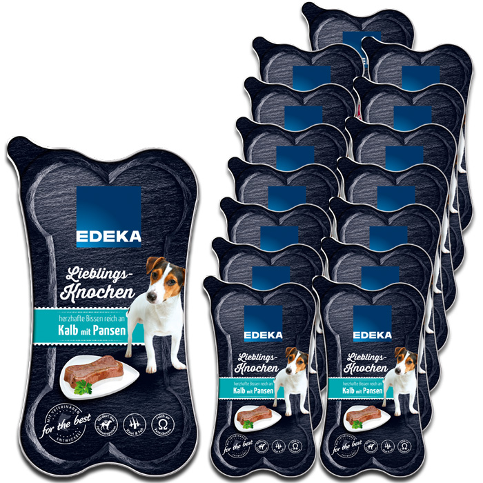EDEKA Lieblingsknochen Kalb mit Pansen 15x175G EDEKA Lieblingsknochen Kalb mit Pansen 15x175G