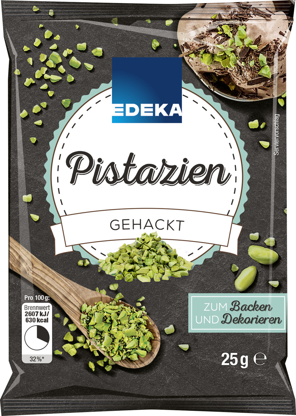 EDEKA Pistazien gehackt 25G EDEKA Pistazien gehackt 25G