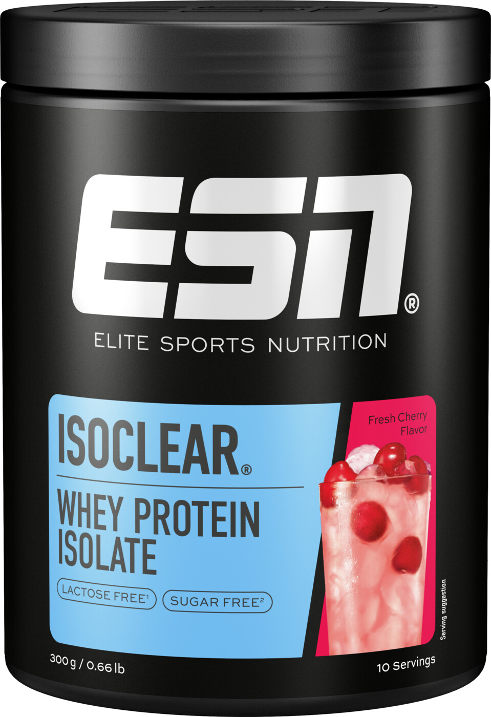 ESN Isoclear Whey Protein Isolate Fresh Cherry Flavor 300G ESN Isoclear Whey Protein Isolate Fresh Cherry Flavor 300G