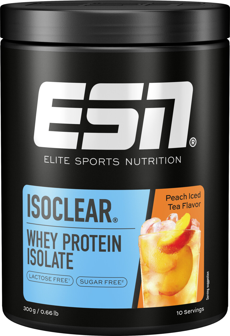 ESN Isoclear Whey Protein Isolate Peach Iced Tea Flavor 300G ESN Isoclear Whey Protein Isolate Peach Iced Tea Flavor 300G