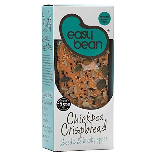 Easy Bean Chickpea Crispbread Seeds & Black Pepper 110g Easy Bean Chickpea Crispbread Seeds & Black Pepper 110g
