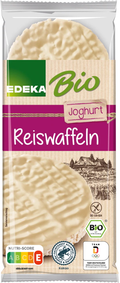 Edeka Bio Reiswaffeln Joghurt 100G Edeka Bio Reiswaffeln Joghurt 100G