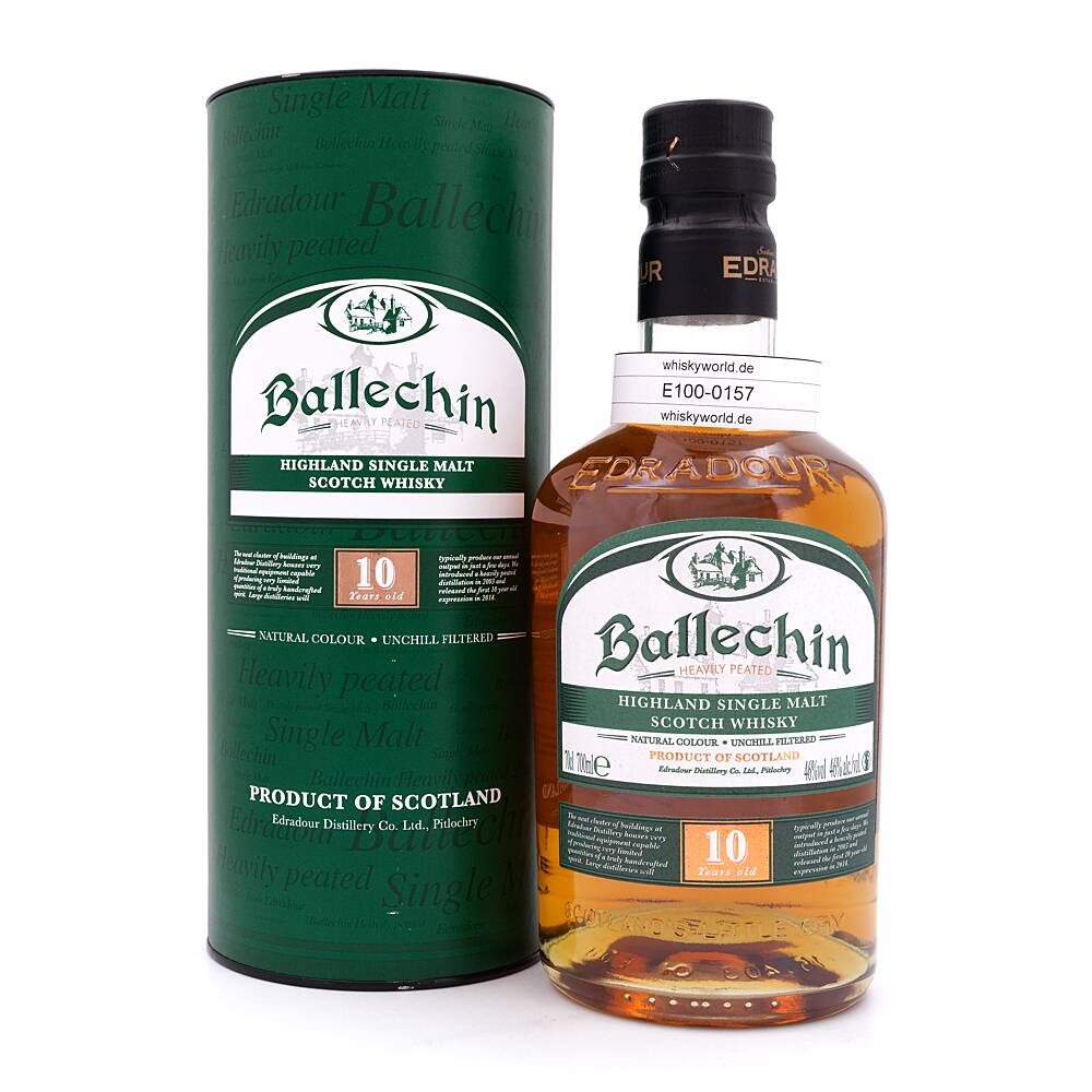 Edradour Ballechin 10 Jahre Heavily Peated 0,70 L/ 46.0% vol