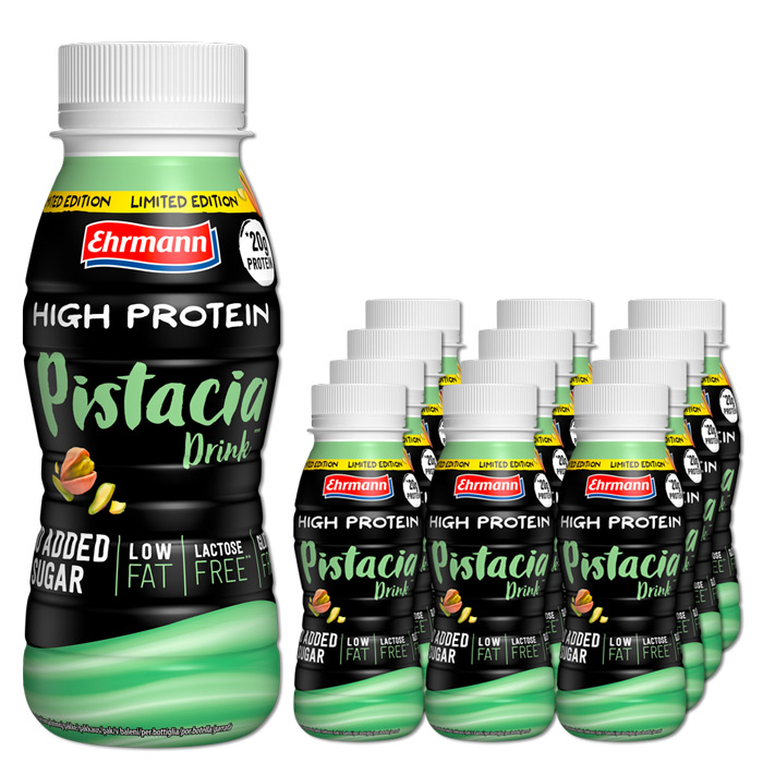 Ehrmann High Protein Drink Pistacia Style 12x250ML Ehrmann High Protein Drink Pistacia Style 12x250ML