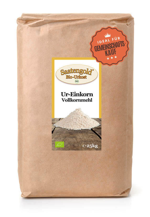 Einkorn Vollkornmehl (Bio) 25kg Sack