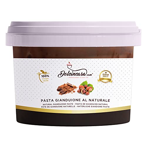 Dolcincasa-Eis-Pasta Gianduia, natürlich, italienisch, vegan, für Gebäck, Cremes und Kuchen, 500 g Dolcincasa-Eis-Pasta Gianduia, natürlich, italienisch, vegan, für Gebäck, Cremes und Kuchen, 500 g von Dolcincasa.com
