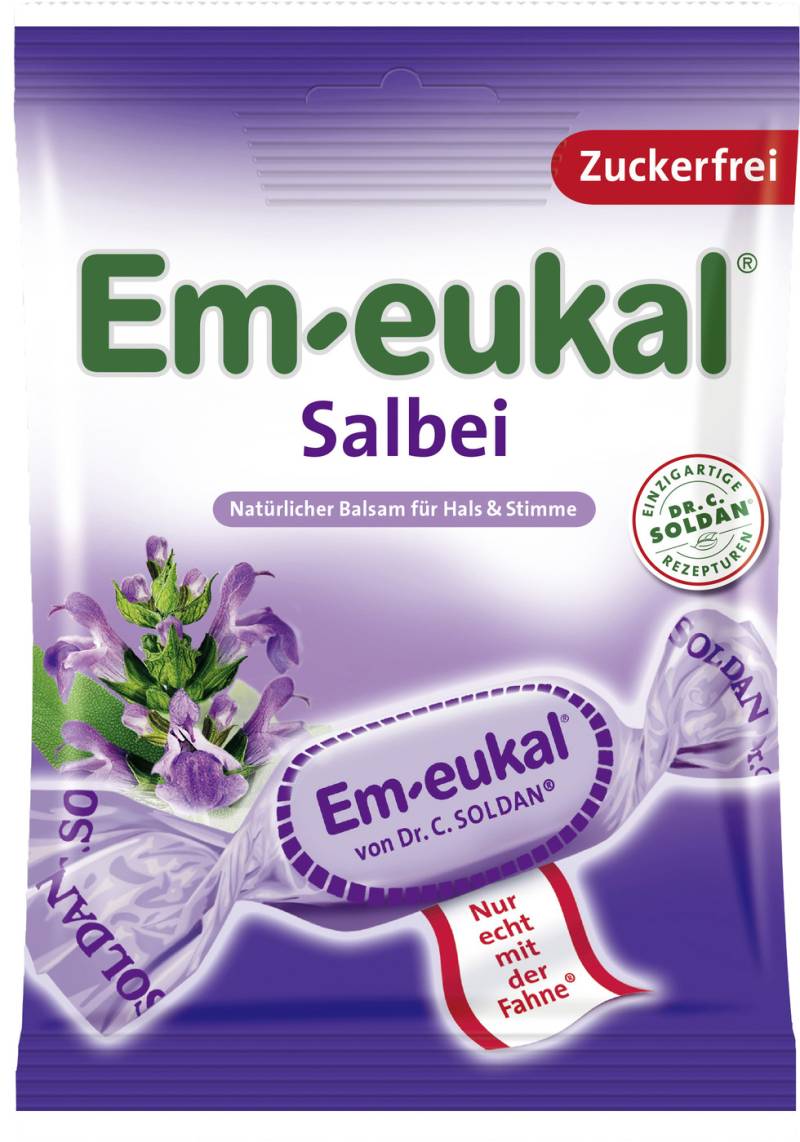 Em-Eukal Salbei Hustenbonbons Zuckerfrei 75G