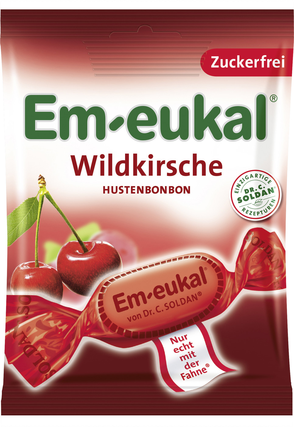 Em-Eukal Wildkirsche Hustenbonbons zuckerfrei 75G