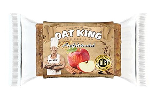 Energy Bar Oat King Haferriegel komplexe, langkettige Kohlenhydrate vegetarisch laktosefrei und vegan pflanzliches Protein 10x 95g (Ahorn Walnuss)