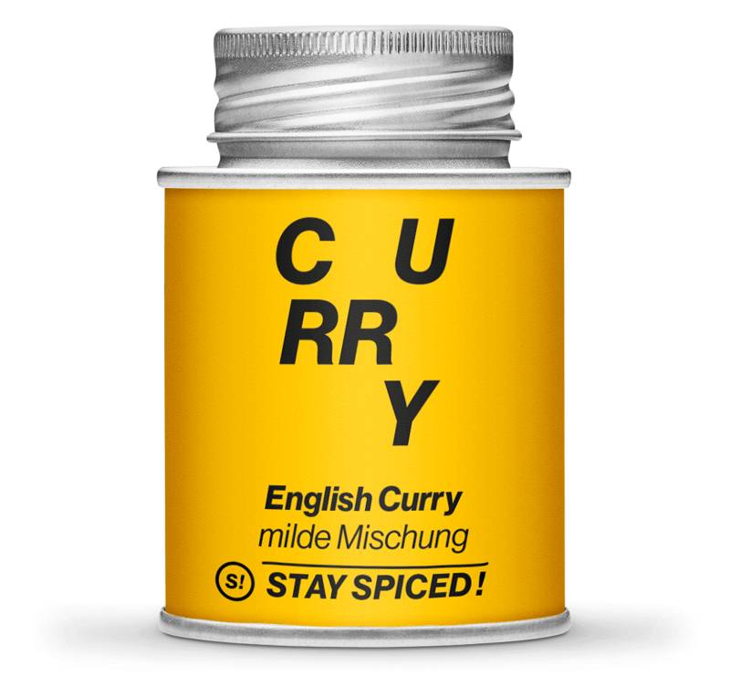 English Curry, feine milde Mischung, 170ml Schraubdose