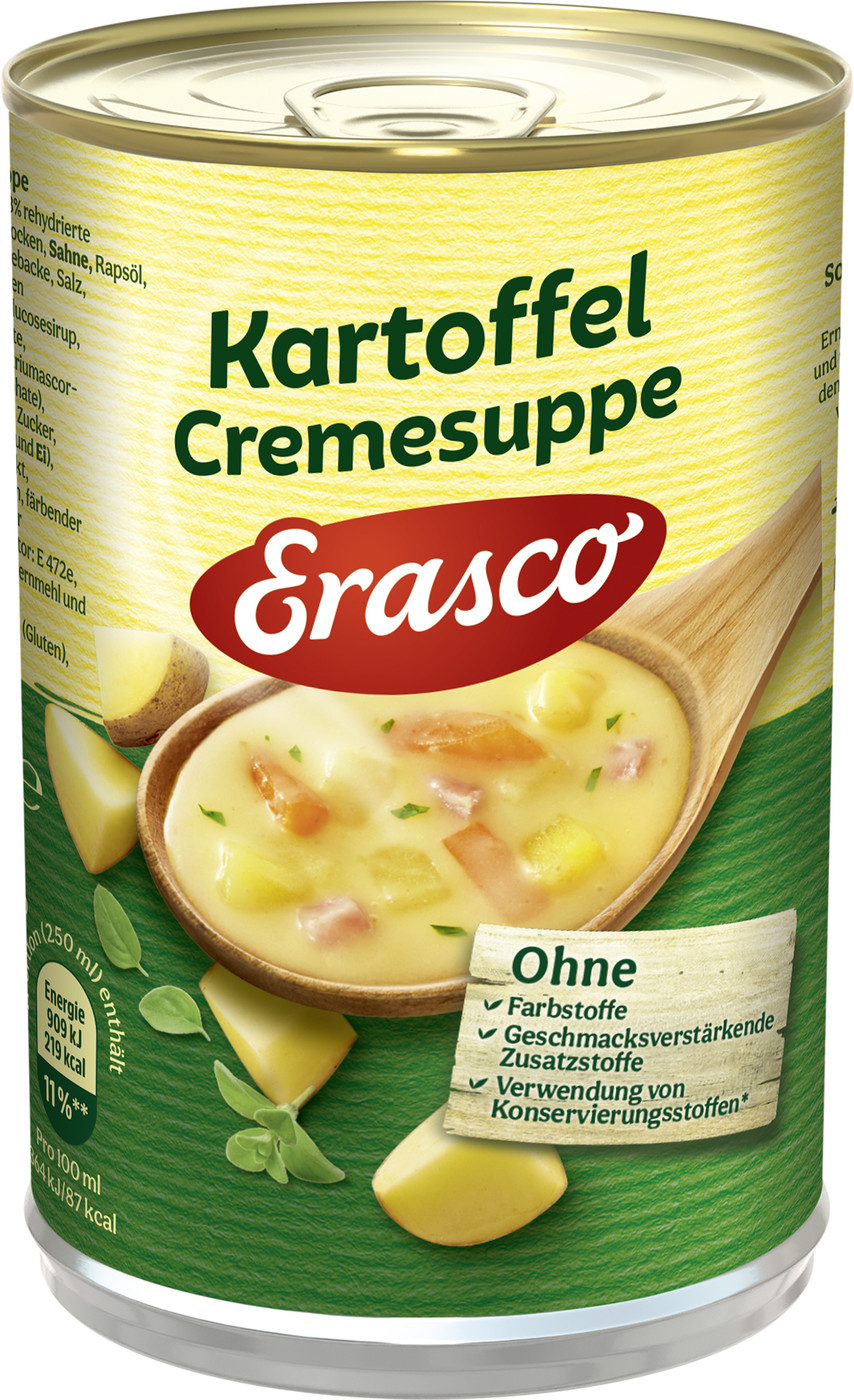 Erasco Kartoffel Cremesuppe 390ML