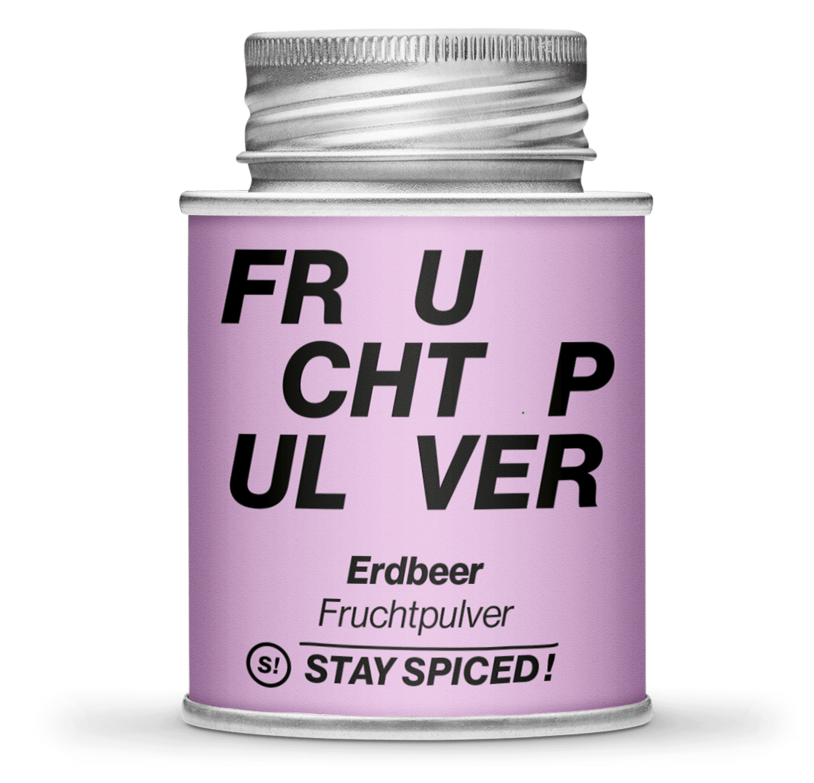 Erdbeer Fruchtpulver 100% Frucht, 170ml Schraubdose Erdbeer Fruchtpulver 100% Frucht, 170ml Schraubdose