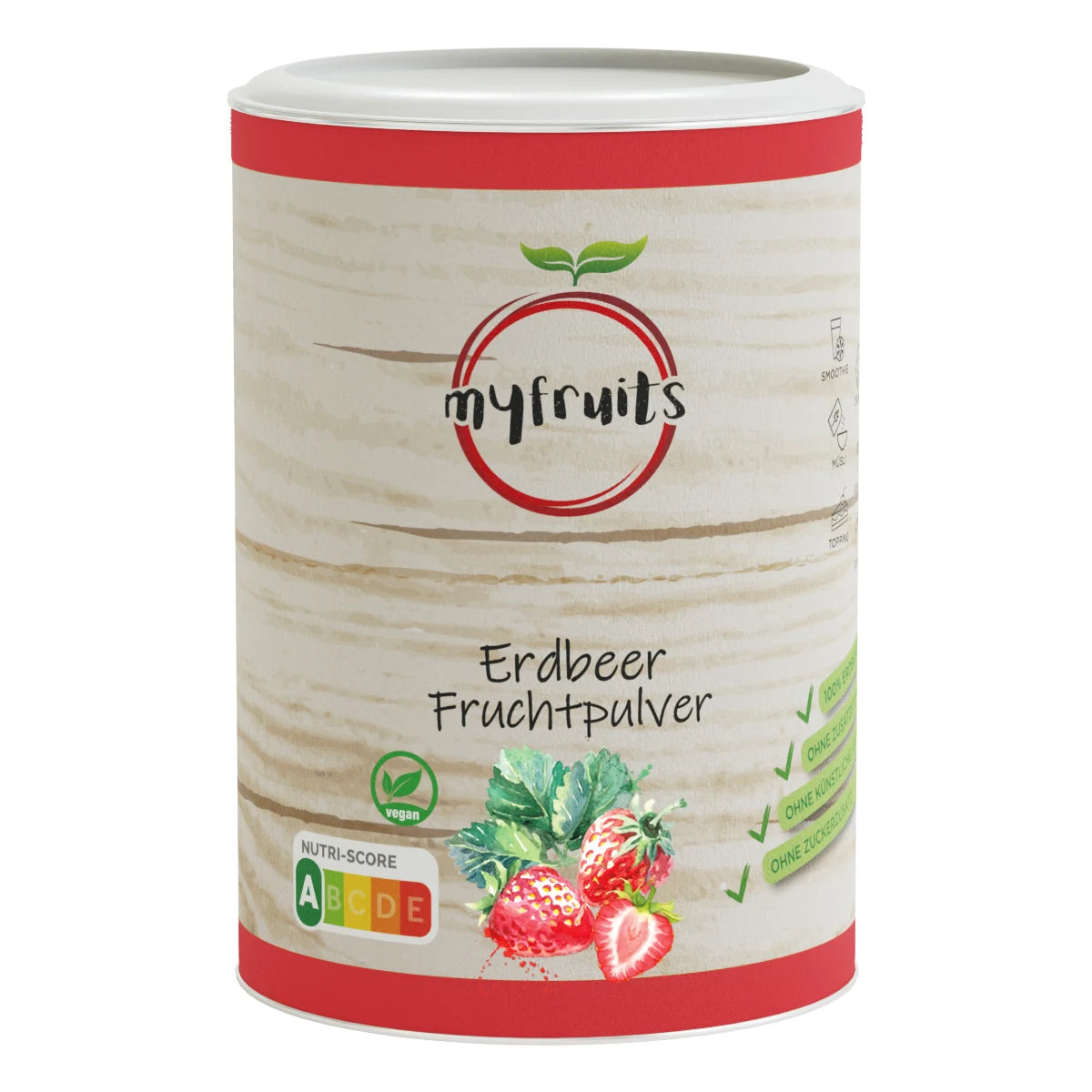 Erdbeer Fruchtpulver Erdbeer Fruchtpulver